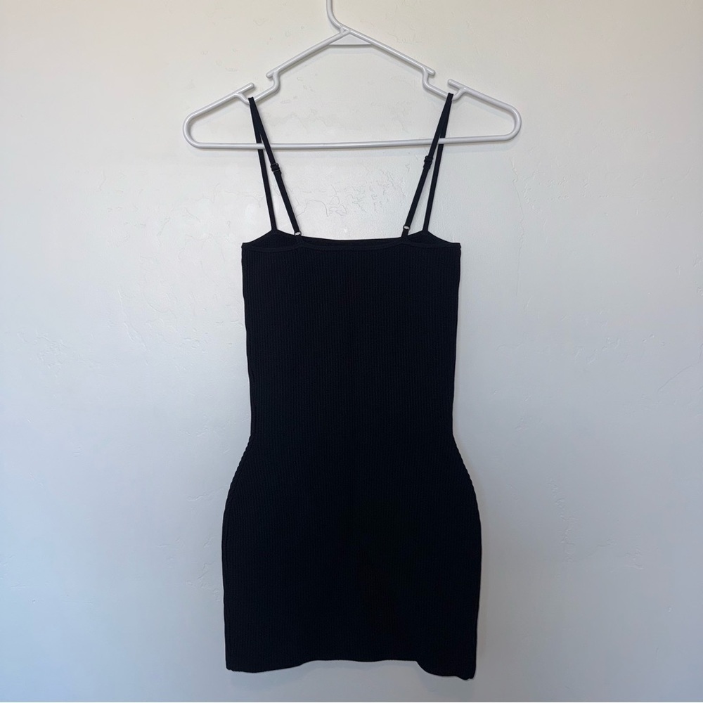 Aritzia Babaton Sculpt Knit Cami Dress Black XS - Picture 7 of 8